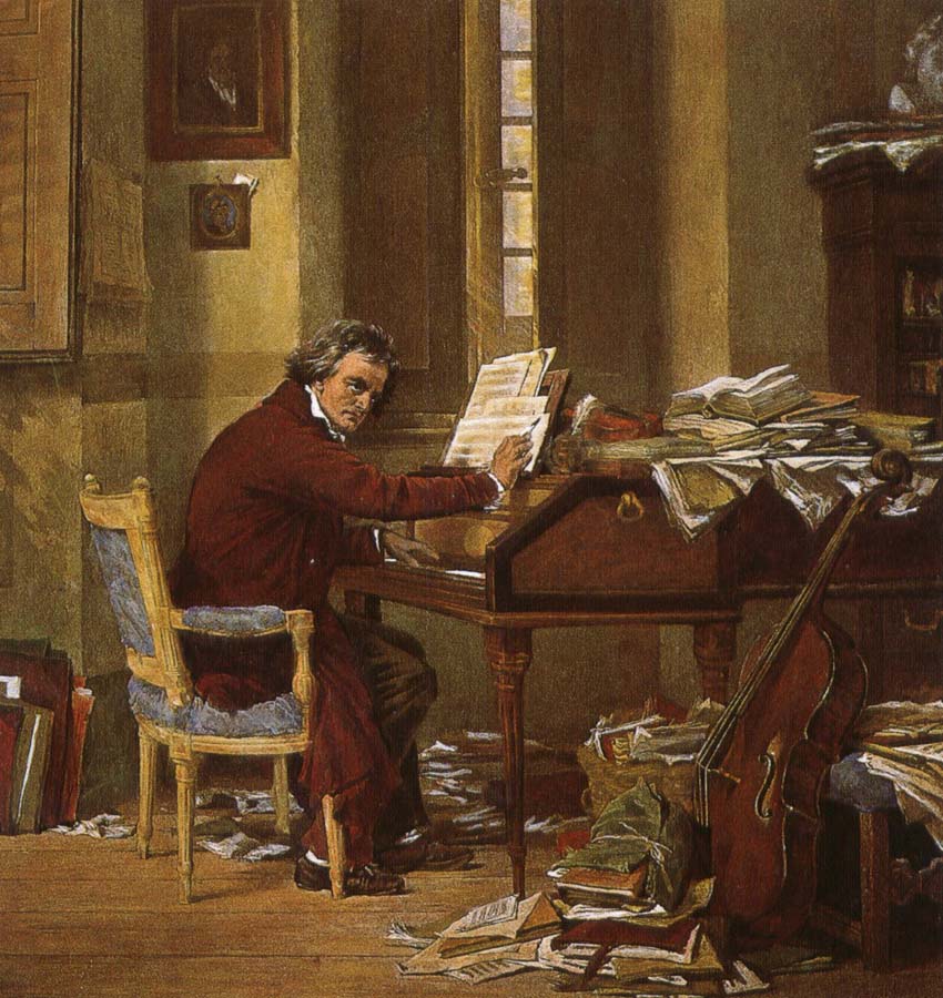 A 19th century artists created the impression that Beethoven County